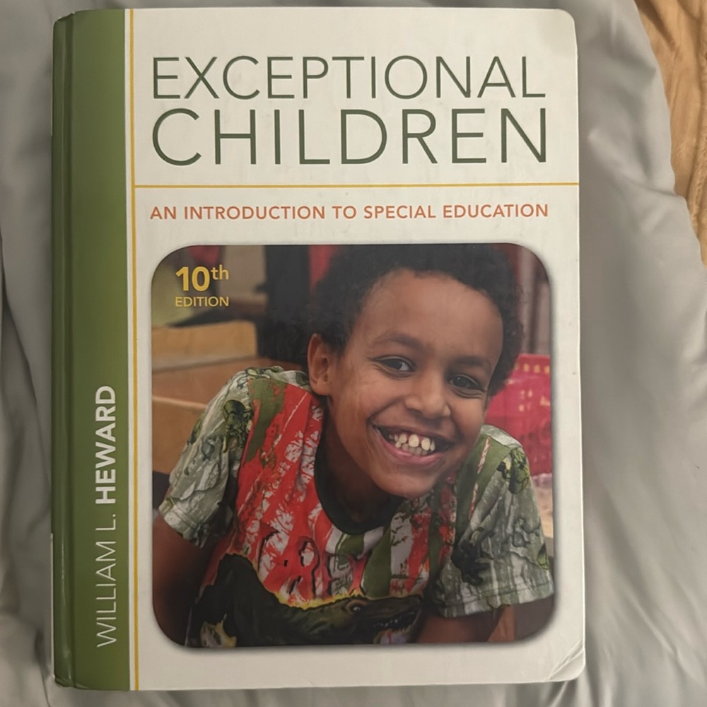 exceptional children book
an introduction to special education 10th edition